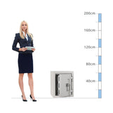size chart De Raat Prisma Size 1, Dual Key Lock Safe - Eurograde 5, AiS Insurance Approved