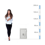 size chart De Raat Prisma Size 2, Key Lock Safe - Eurograde 3