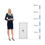 size chart De Raat Prisma Size 4, Dual Key Lock Safe - Eurograde 4