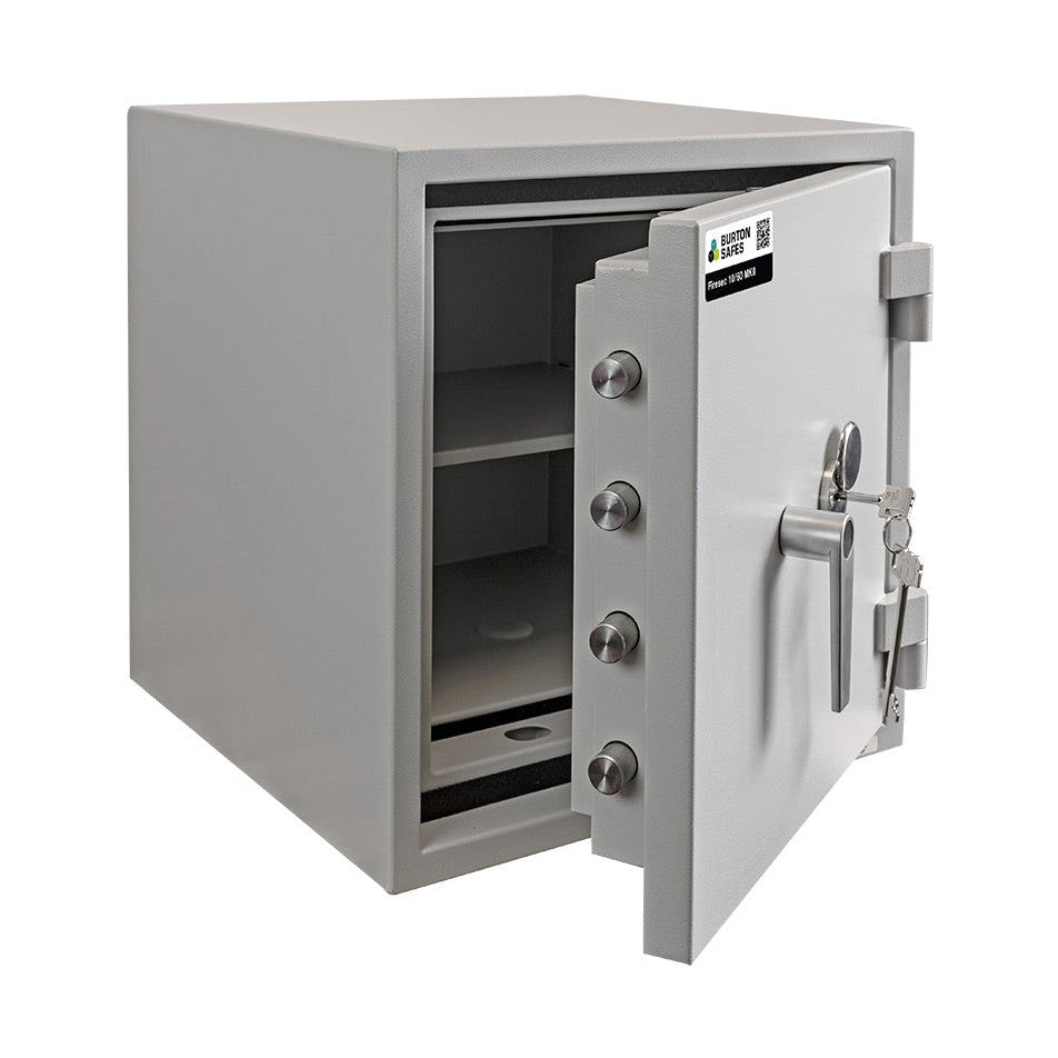 Burton Firesec 10/60 Size 1, Key Lock Fire Safe - Eurograde 1