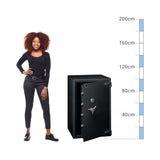 size chart for a Insafe Size 260, Key Lock Safe - Eurograde 0