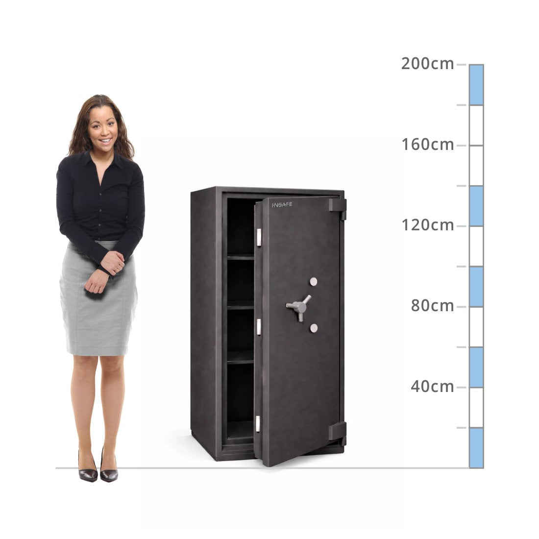 size chart Insafe Size 330, Dual Key Lock Safe - Eurograde 6