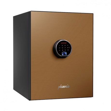 Phoenix Spectrum Plus Size 1 - Biometric Lock Luxury Gold Fire Safe