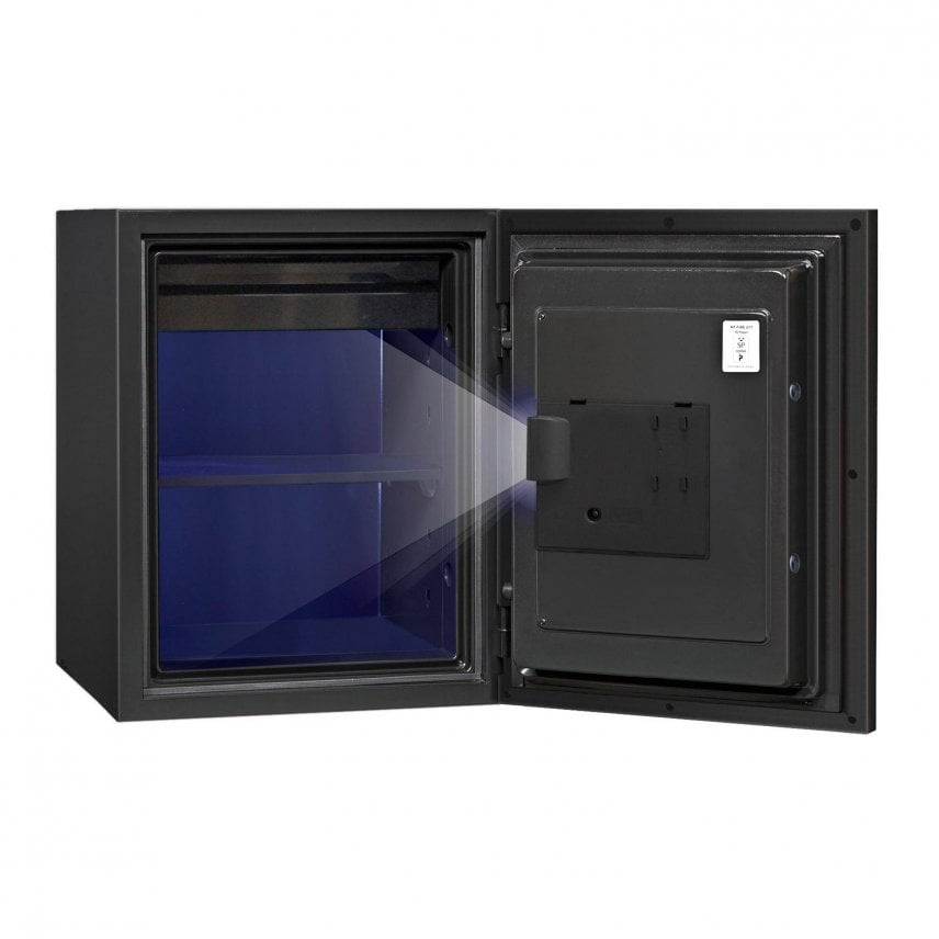 Phoenix Spectrum Plus Size 2, Biometric Lock Luxury Black Fire Safe