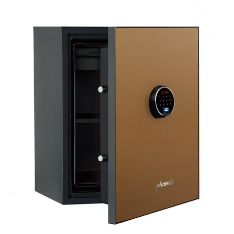 Phoenix Spectrum Plus Size 2, Biometric Lock Luxury Gold Fire Safe