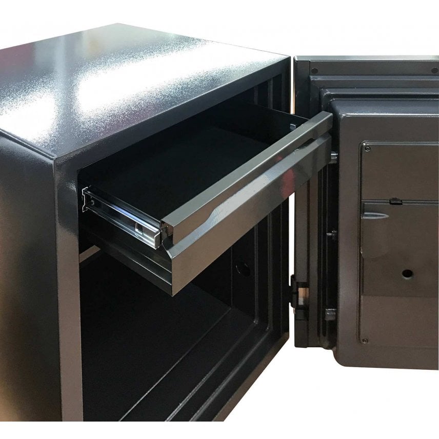 Phoenix Spectrum Plus Size 2, Biometric Lock Luxury Silver Fire Safe