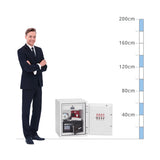 size chart Phoenix Data Combi DS2501F, Biometric Lock Safe - 90 Min Fire Protection