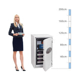 size chart Phoenix Data Commander DS4621E, Digital Keypad Safe - 120 Min Fire Protection