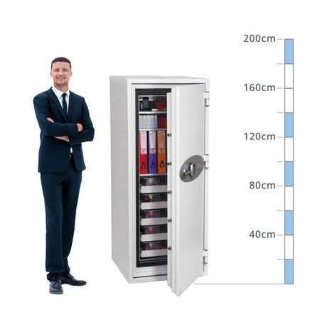size chart Phoenix Data Commander DS4622E, Digital Keypad Safe - 120 Min Fire Protection