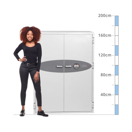 size chart Phoenix Data Commander DS4623E, Digital Keypad Safe - 120 Min Fire Protection
