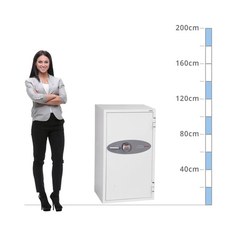 size chart Phoenix Fire Commander FS1911E, Digital Keypad Safe - 120 Min Fire Protection