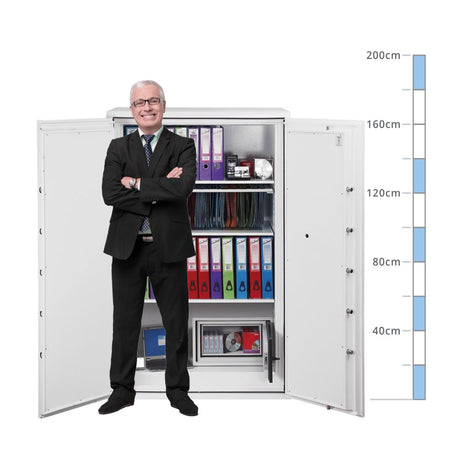 size chart Phoenix Fire Commander FS1914E, Digital Keypad Safe - 120 Min Fire Protection
