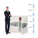 size chart Phoenix Fire Commander Pro FS1921K, Key Lock Safe - 60 Min Fire Protection