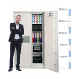 size chart for a Phoenix Fire Commander Pro FS1922E, Digital Keypad Safe - 60 Min Fire Protection