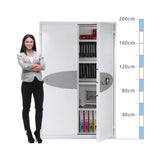 size chart for a Phoenix Fire Ranger Size 4, Digital Keypad Fire Safe - S1