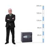 size chart Phoenix Planet HS6071K, Dual Key Lock Safe - Eurograde 4