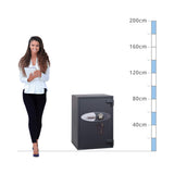 size chart Phoenix Planet HS6073E, Digital Keypad Safe - Eurograde 4