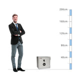 size chart for a Securikey Size 25, Key Lock Safe - Eurograde 1