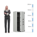 Size chart for a Securikey Size 280, Key & Combination Safe - Eurograde 5