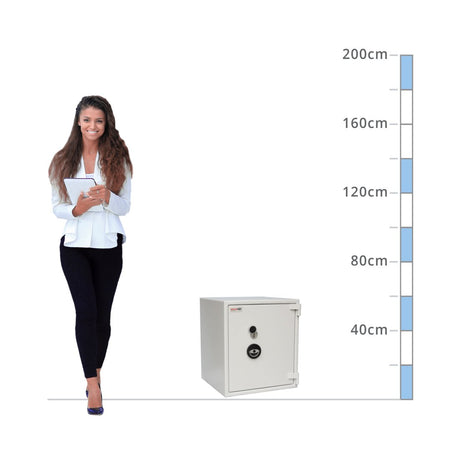 size chart for a Securikey Size 85, Key Lock Safe - Eurograde 1