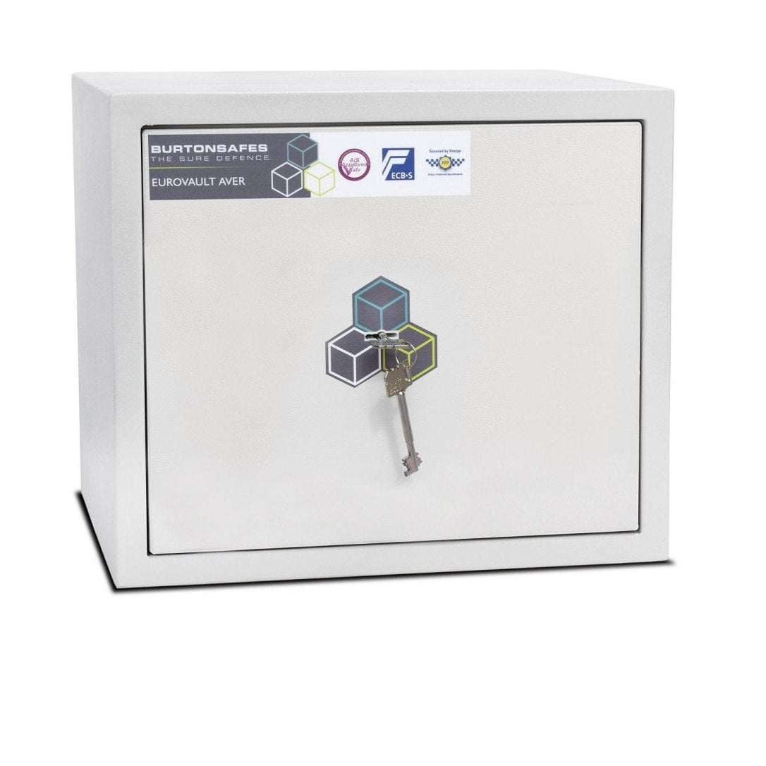 Burton Eurovault Aver S2 Size 1, Key Lock Safe - £4,000 Cash Rated