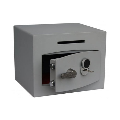 Securikey Mini Vault Silver Deposit Size 1, Key Lock Safe - £3,000 Cash Rating
