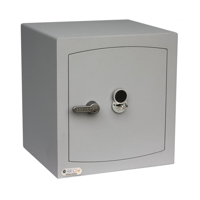 Securikey Mini Vault Silver S2 Size 3, Key Lock Safe - £4,000 Cash Rating