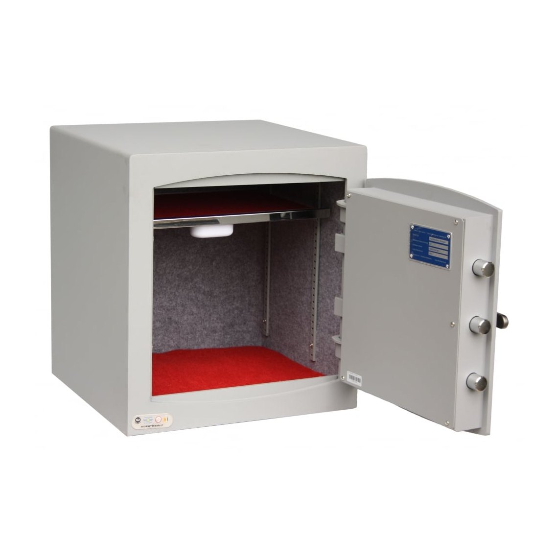 Securikey Mini Vault Silver S2 Size 3, Key Lock Safe - £4,000 Cash Rating