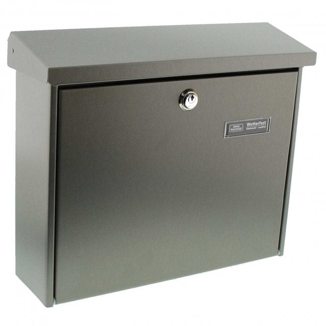 Burg Wachter Safes Amrum Stainless Steel Post Box