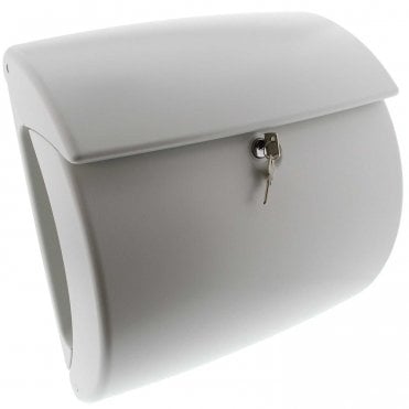 Kiel Plastic Post Box - White
