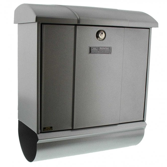 Burg Wachter Safes Olymp Steel Post Box - Silver Set