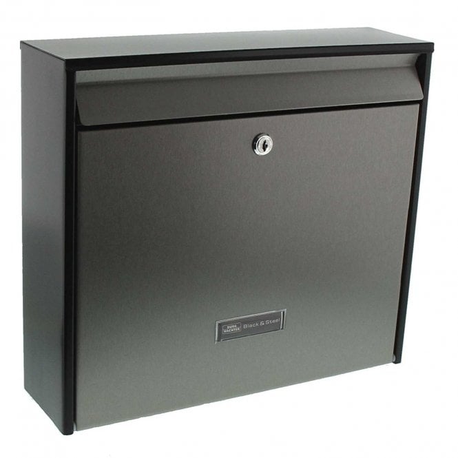 Burg Wachter Safes Oxford Stainless Steel Post Box