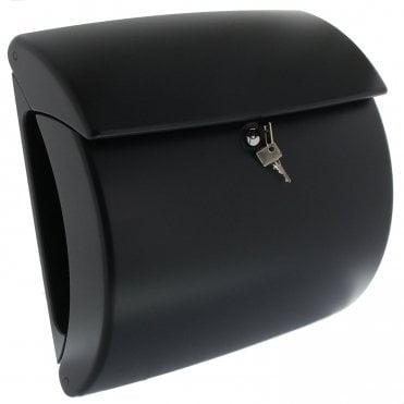 Pearl Plastic Post Box - Granite