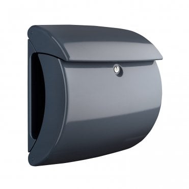 Piano Plastic Post Box - Granite