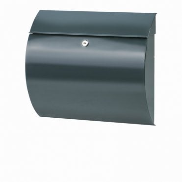 Toscana Steel Post Box - Anthracite