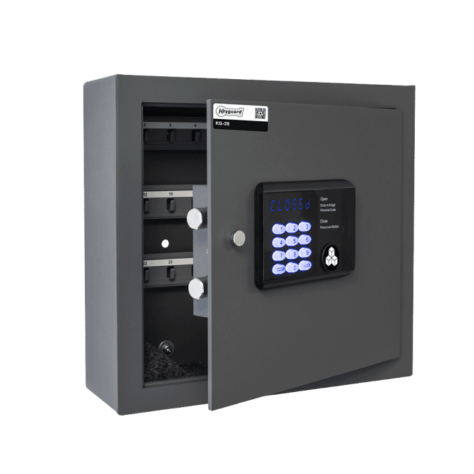 Burton Safes Keyguard KG38 - 38 Hook Key Cabinet