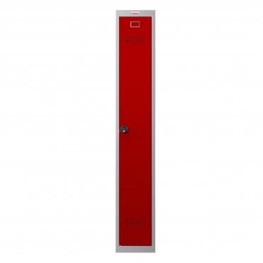 300D 1 Door Personal Locker PL1133GRC with Combination Lock - Red