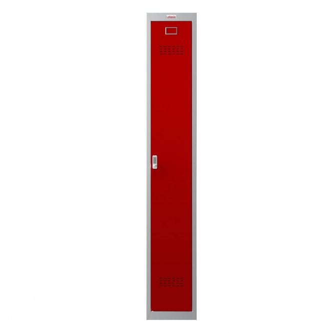 Phoenix Safes 300D 1 Door Personal Locker PL1133GRE with Electronic Lock - Red