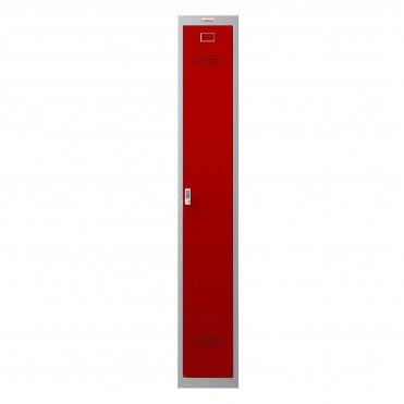 300D 1 Door Personal Locker PL1133GRE with Electronic Lock - Red