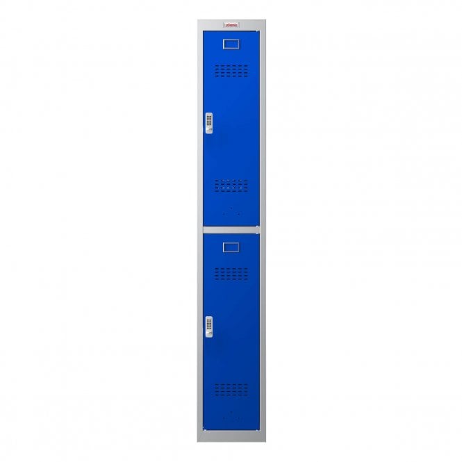 Phoenix Safes 300D 2 Door Personal Locker PL1233GBE with Electronic Lock - Blue