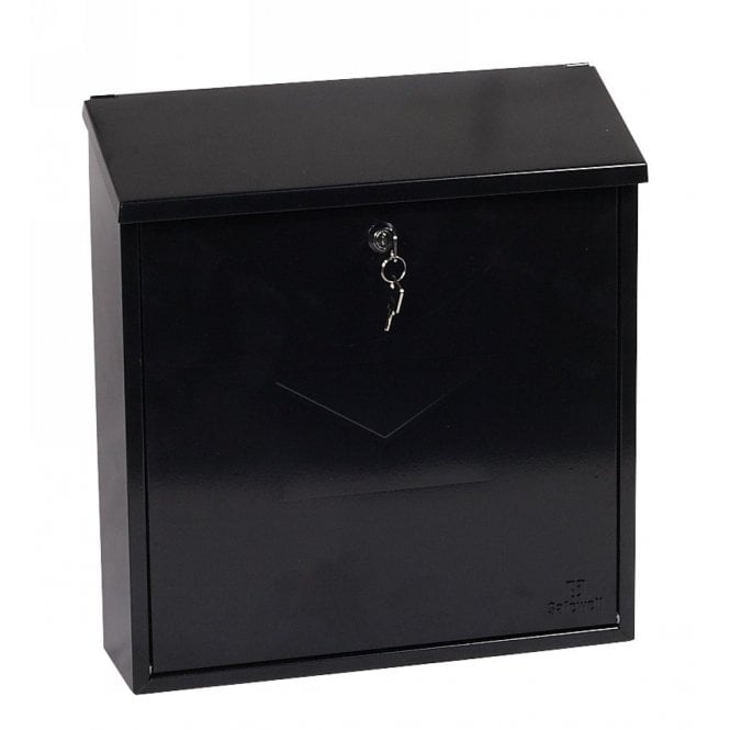 Phoenix Safes Casa Steel Post Box - Black