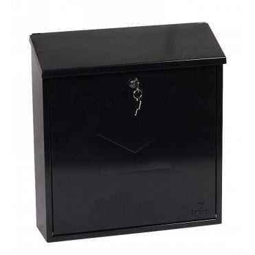Phoenix Safes Casa Steel Post Box - Black