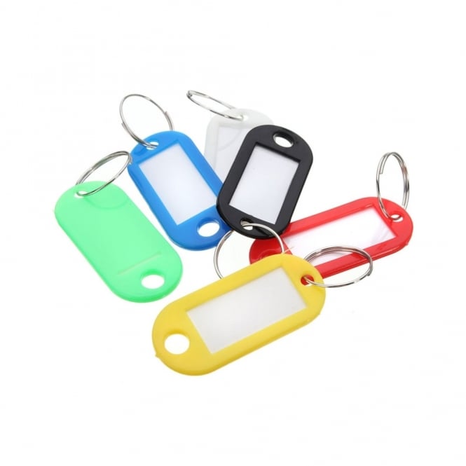 Phoenix Safes Pack of 100 Multi-Coloured Key Tags