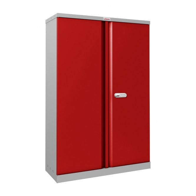Phoenix Safes Steel Storage Cupboard SCL1491GRE - Red