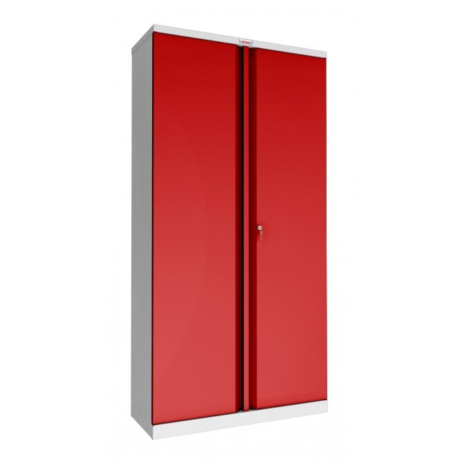 Phoenix Safes Steel Storage Cupboard SCL1891GRK - Red