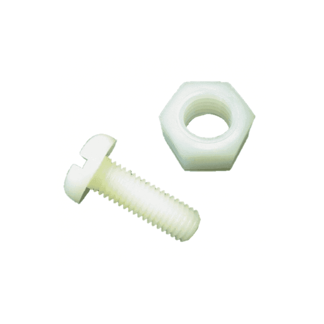 Plastic Nesting Nuts & Bolts - Pack of 100