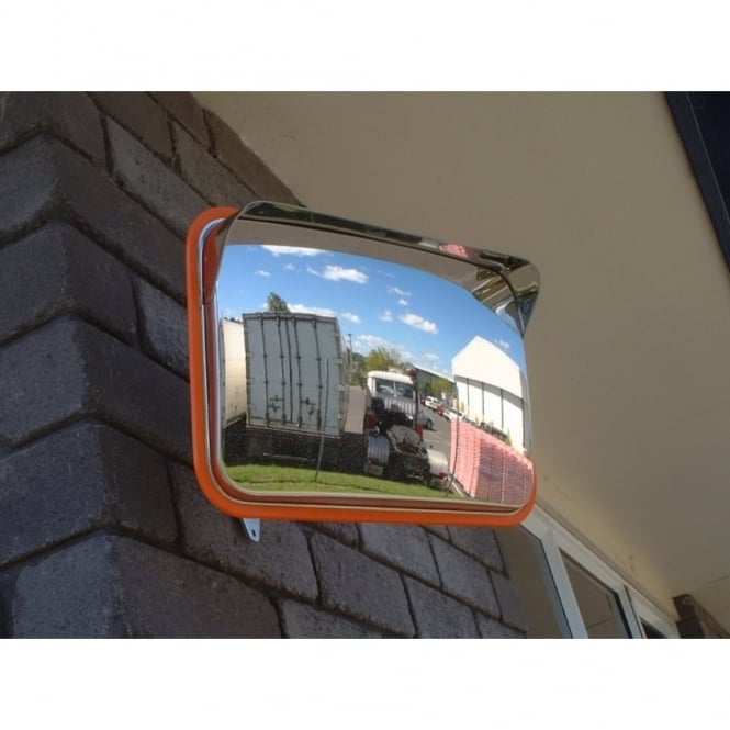 Securikey Anti Vandal Rectangular Mirror - Stainless Steel 225 x 320mm