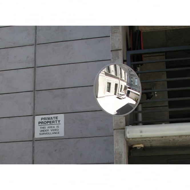 Securikey Heavy Duty Exterior Convex Mirrors - Acrylic 600mm
