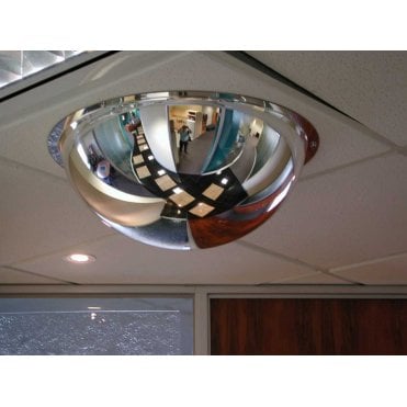 Hemisphere 360 Degree Ceiling Dome - Acrylic Mirror 600mm