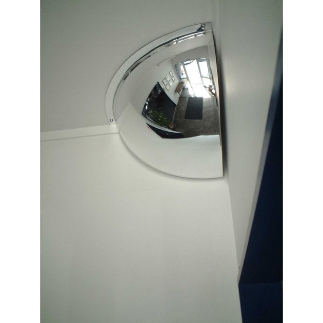 Securikey Hemisphere Convex Quarter Face - Acrylic Mirror 450 x 450mm